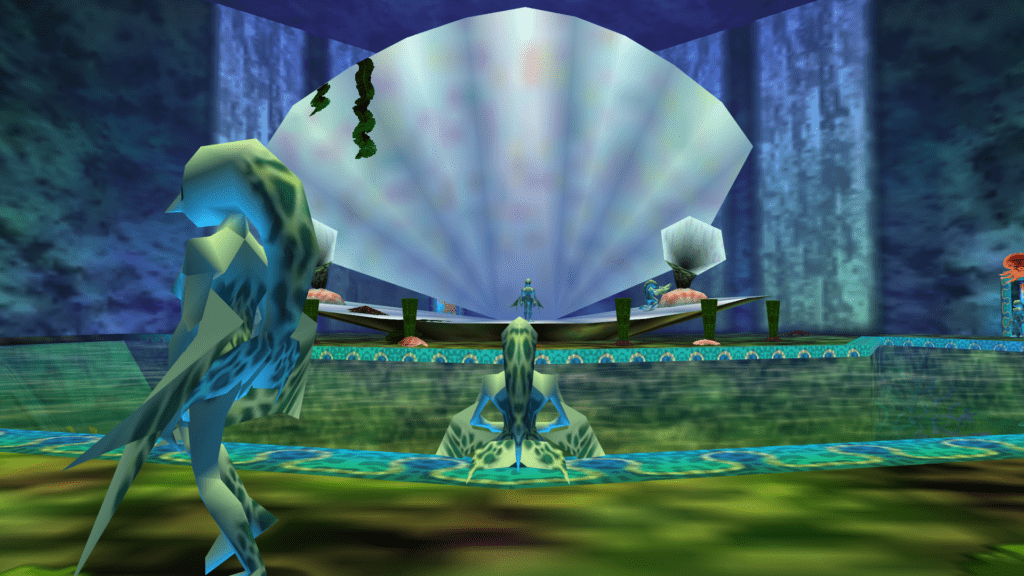 Zora's Domain in Zelda Majora's Mask