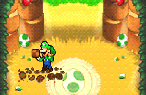 Games with time travel: Mario and Luigi