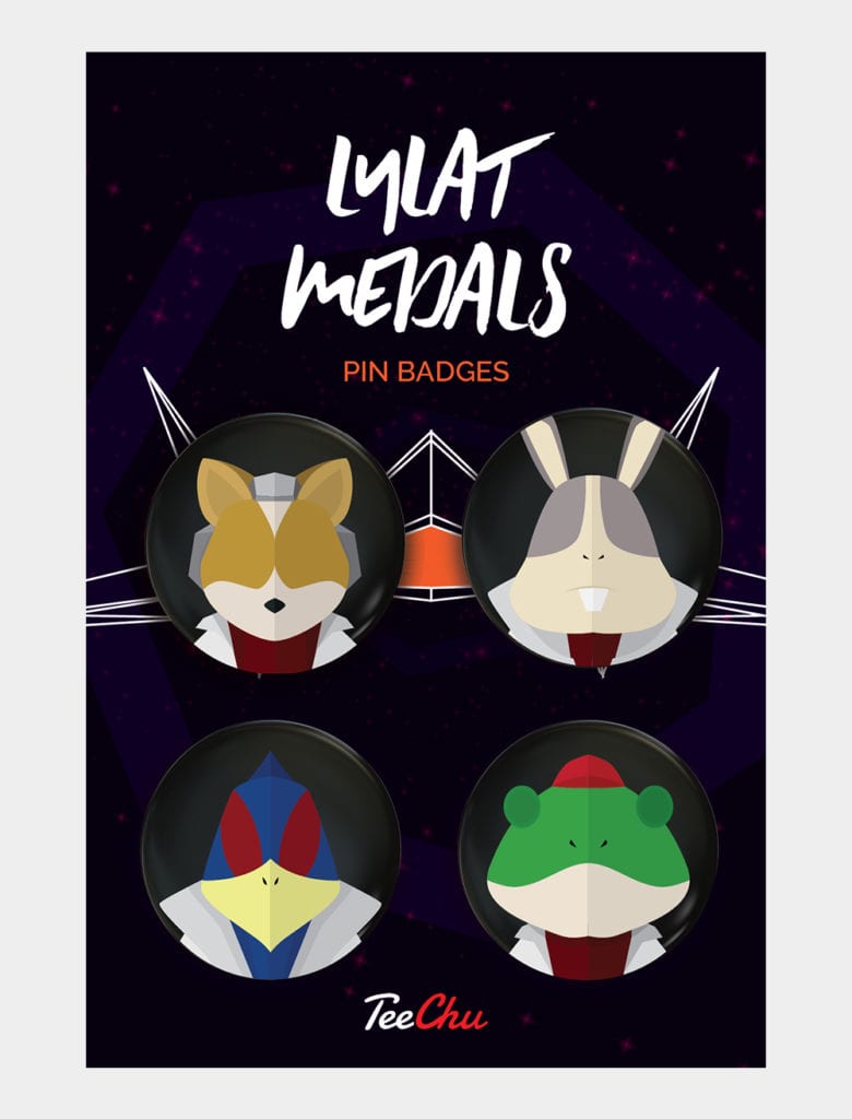 Lylat Medals - Pin Badges