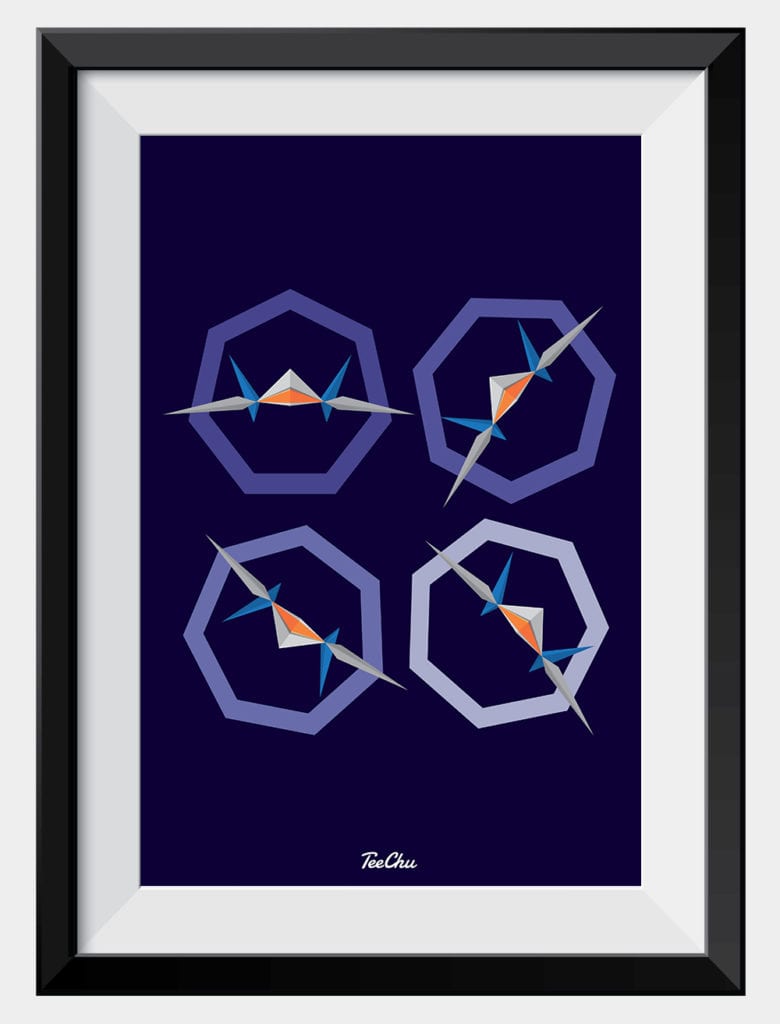 Barrel Roll into this classic Star Fox print