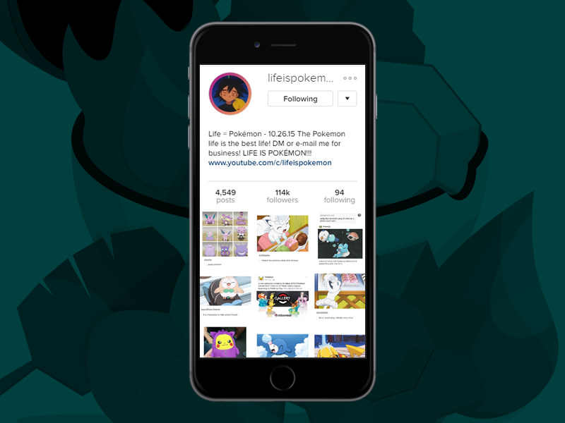 Likeispokemon is one of the top Pokemon Instagram accounts
