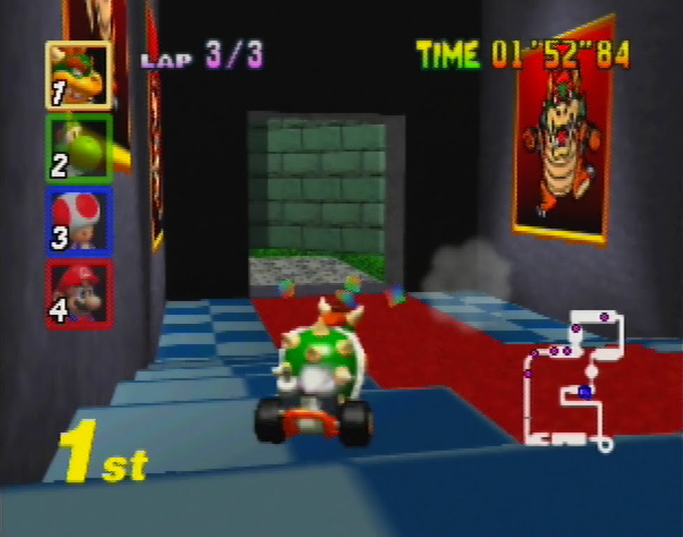 Bowser's Castle is one of our best Mario Kart tracks, ever!