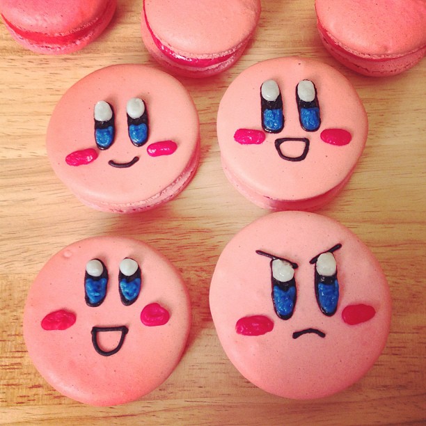 These Kirby Macaroon Cookies are Simply Adorable