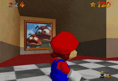 Which world will you pick in Mario 64?