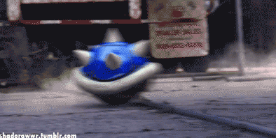 Blue shell on the loose! 