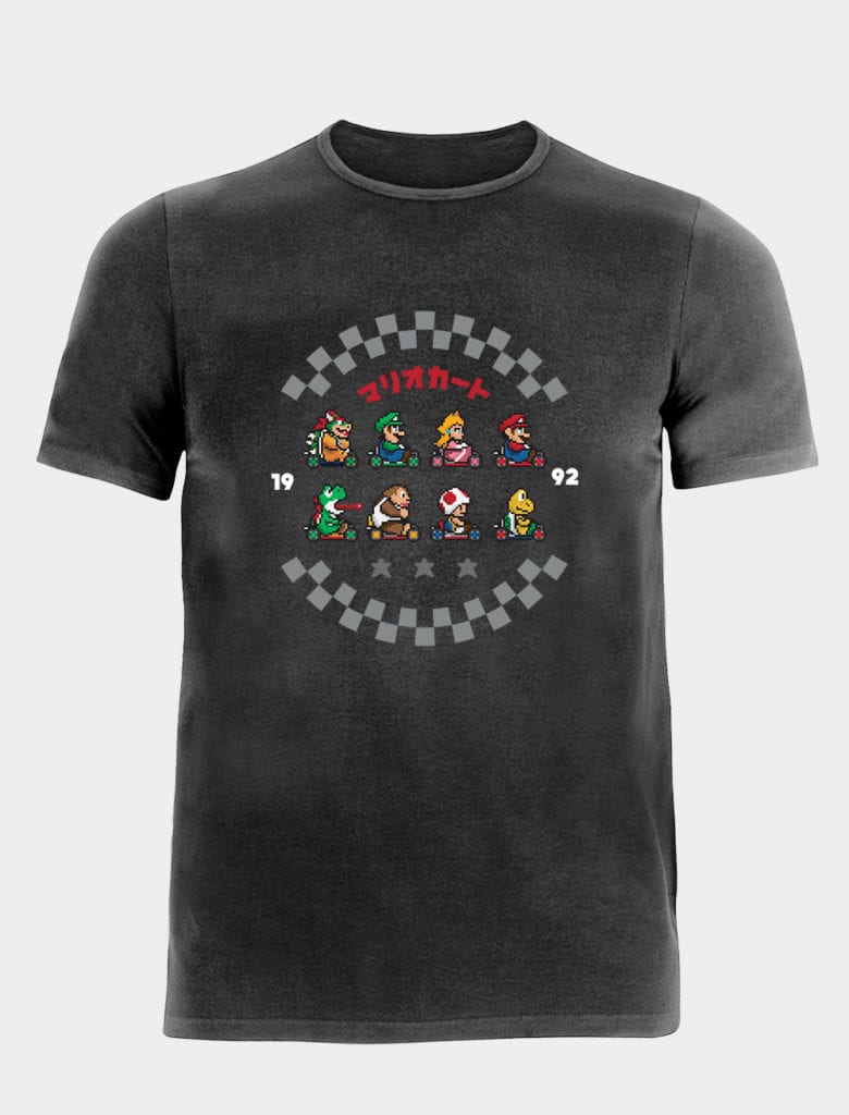 Pixel Racer, Mario Kart inspired shirt