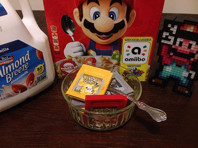 Any Milk with this Nintendo cereal? Snap from @thenintendoworld
