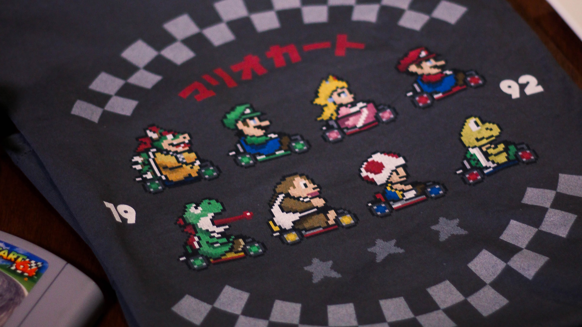 Behind the Tee: Pixel Racer – Hit the Mario Kart Circuits in Style