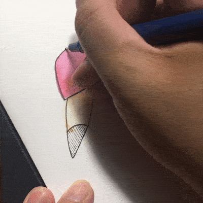 Need to draw over paint? Use a pigment pen!