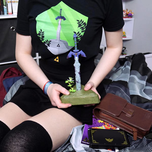 This hylian hero has uncovered the lost Master Sword @nerdtweet