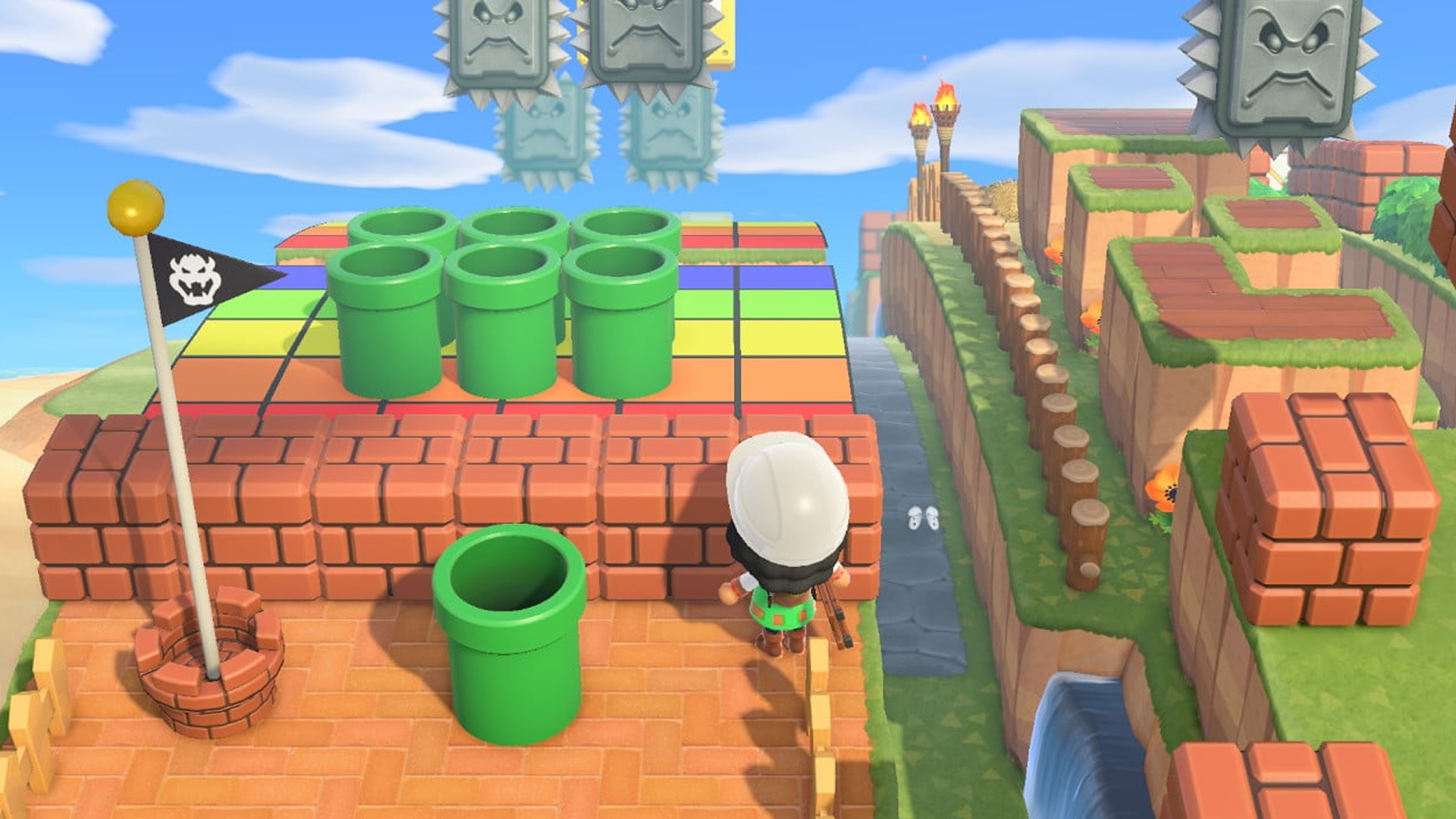 Animal Crossing Mini Game Ideas | Mario Assault Course - TeeChu