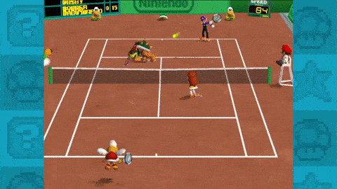 One of the best co-op Nintendo games - Mario Tennis