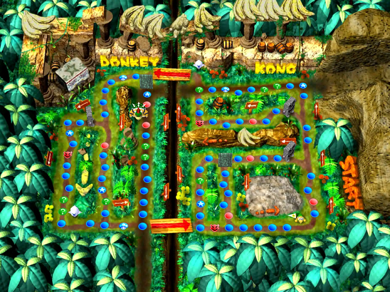 A shot of DK’s Jungle Adventure!