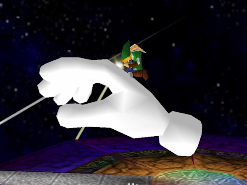 Can you play as Master Hand in Smash Bros?