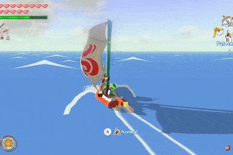 Setting Sail in Wind Waker on Wii U