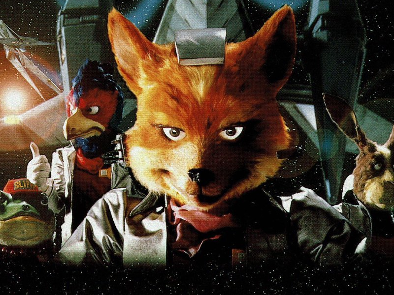Classic artwork of Star Fox on SNES, which celebrates it's gaming anniversary in 2023