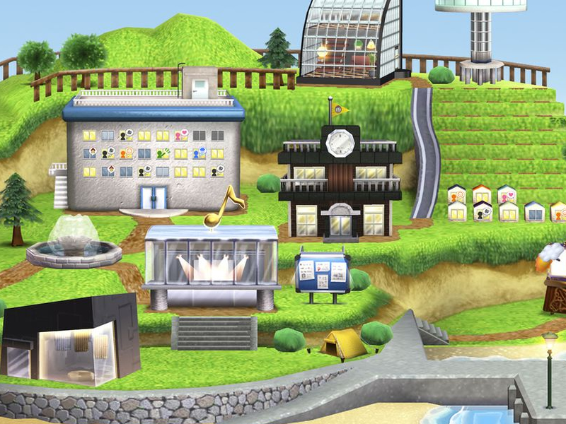 A picture of the Tomodachi Life Island