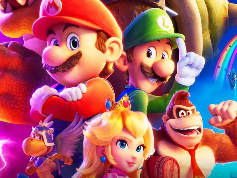A render of the Super Mario Bros movie