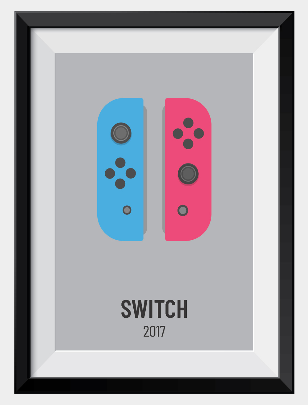 nintendo-switch-joycons-controller-art-print-poster-framed