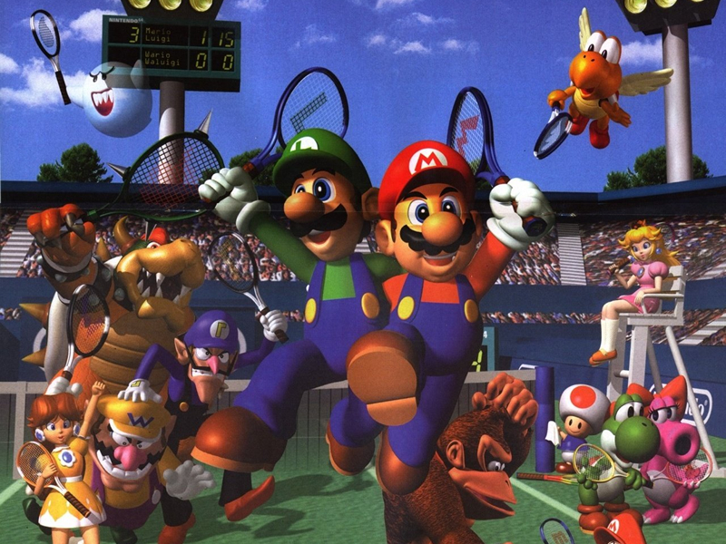 Image of Mario Tennis from the Nintendo 64