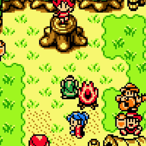 Animated image of Zelda: Oracle of Seasons from the Game Boy Color