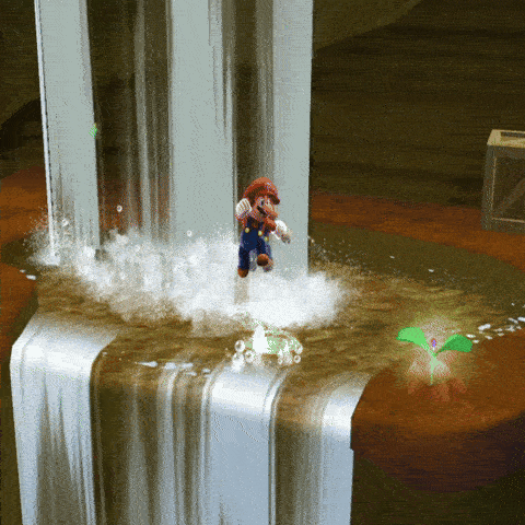 Animation of Mario jumping from Super Mario Galaxy