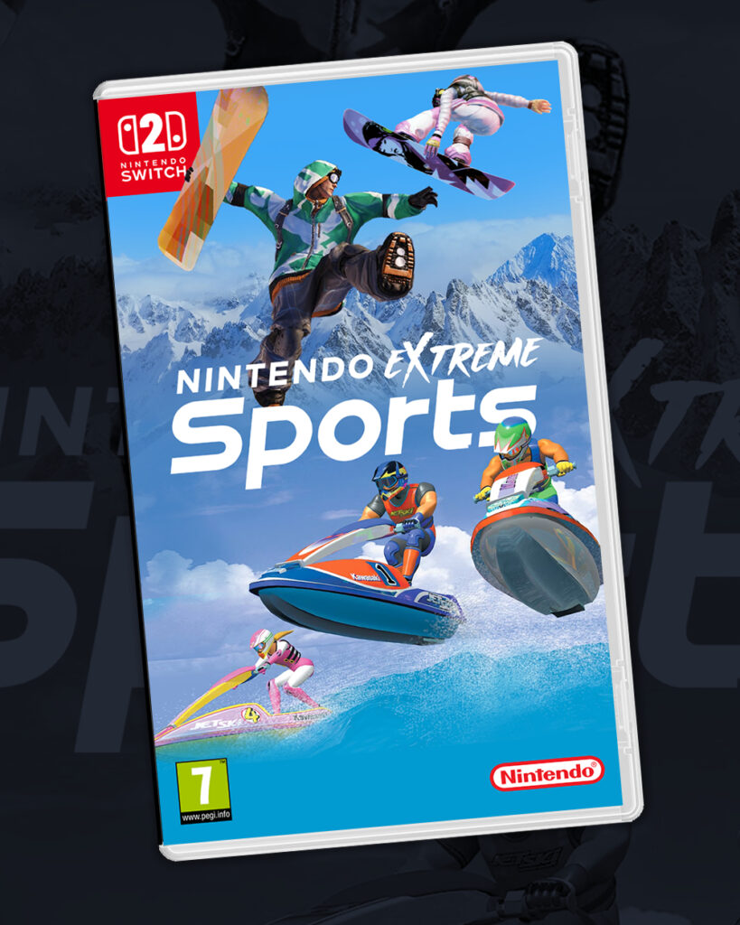 Nintendo Extreme Sports boxart mockup for Switch 2