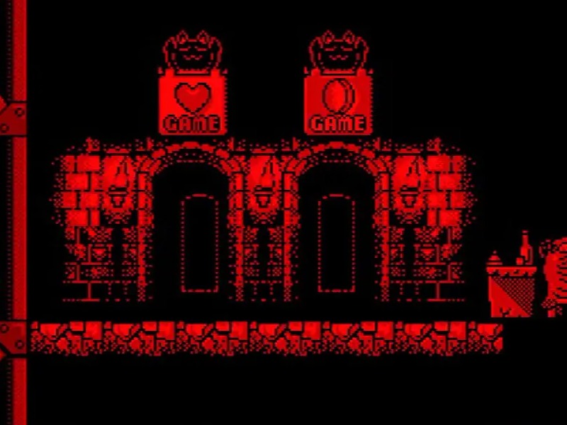 A red on black screenshot from the Nintendo Virtual Boy console. Part of an 2025 Video Game Anniversaries article.